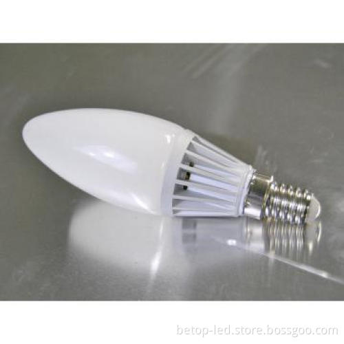 Milky cover E14 E17 5w led candle light